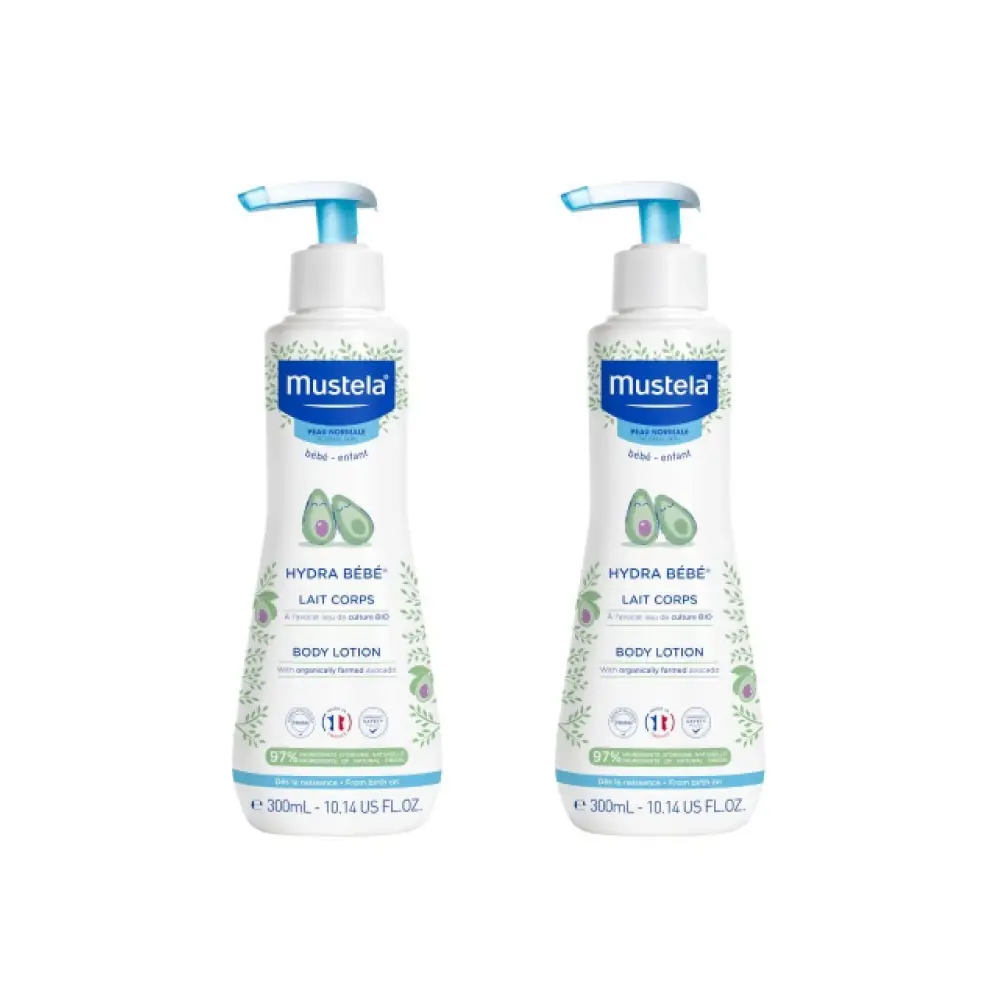 Mustela Hydra Bebe Body Lotion Vücut Losyonu 300 ml x 2 Adet