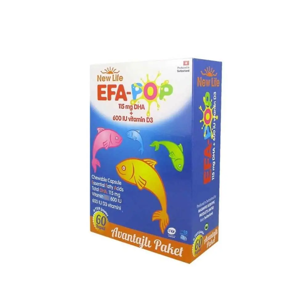 New Life Efa Pop 60 Çiğnenebilir Kapsül