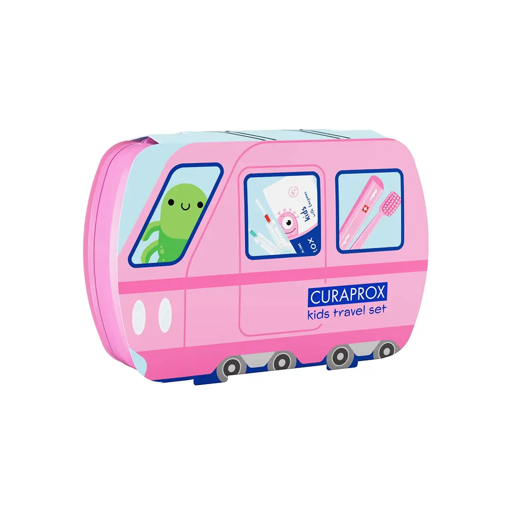 Curaprox Çocuk Seyahat Seti - Pembe