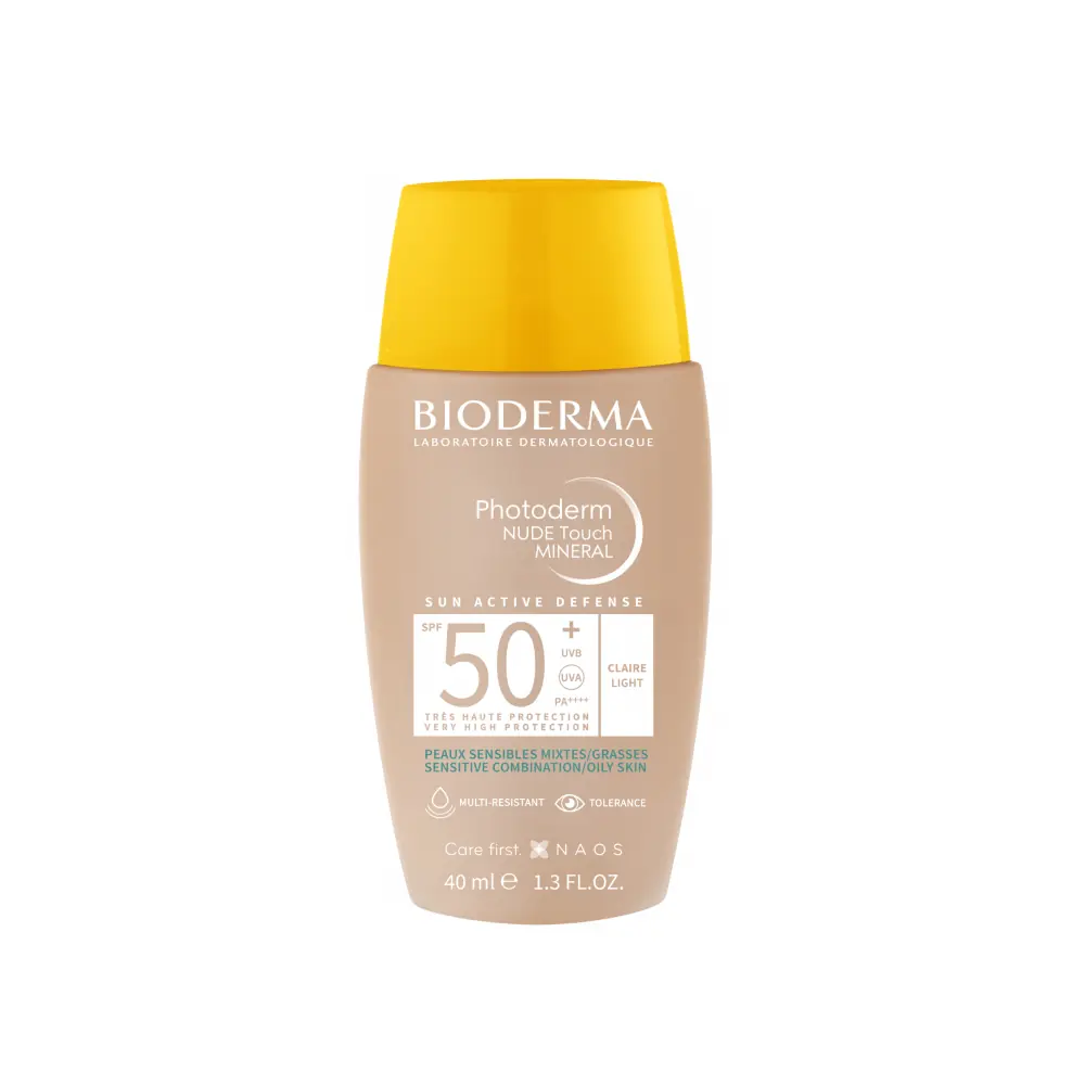 Bioderma Photoderm Nude Touch Spf50 Renkli Güneş Kremi Light 40 ml