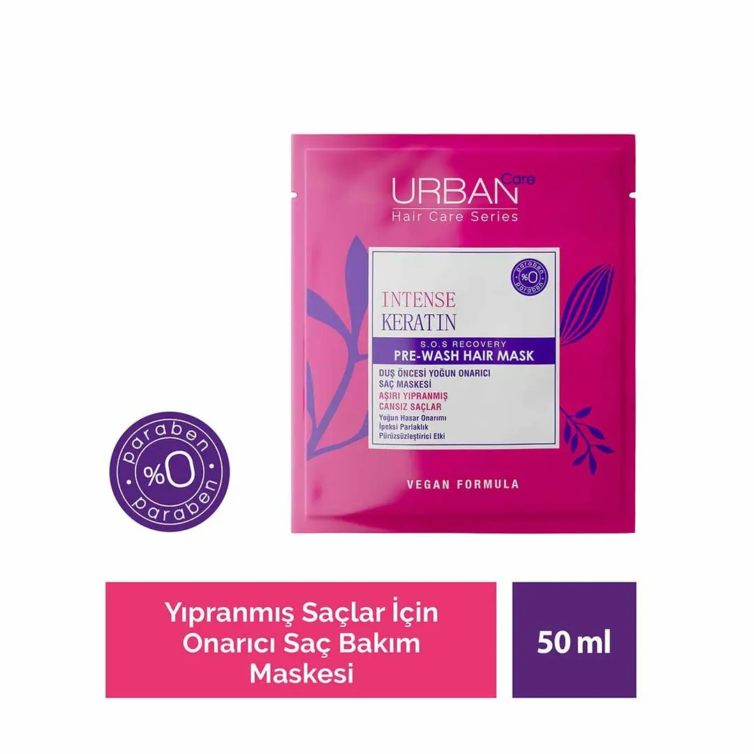 Urban Care Yoğun Hasar Onarıcı Intense Keratin Saç Maskesi 50 ml
