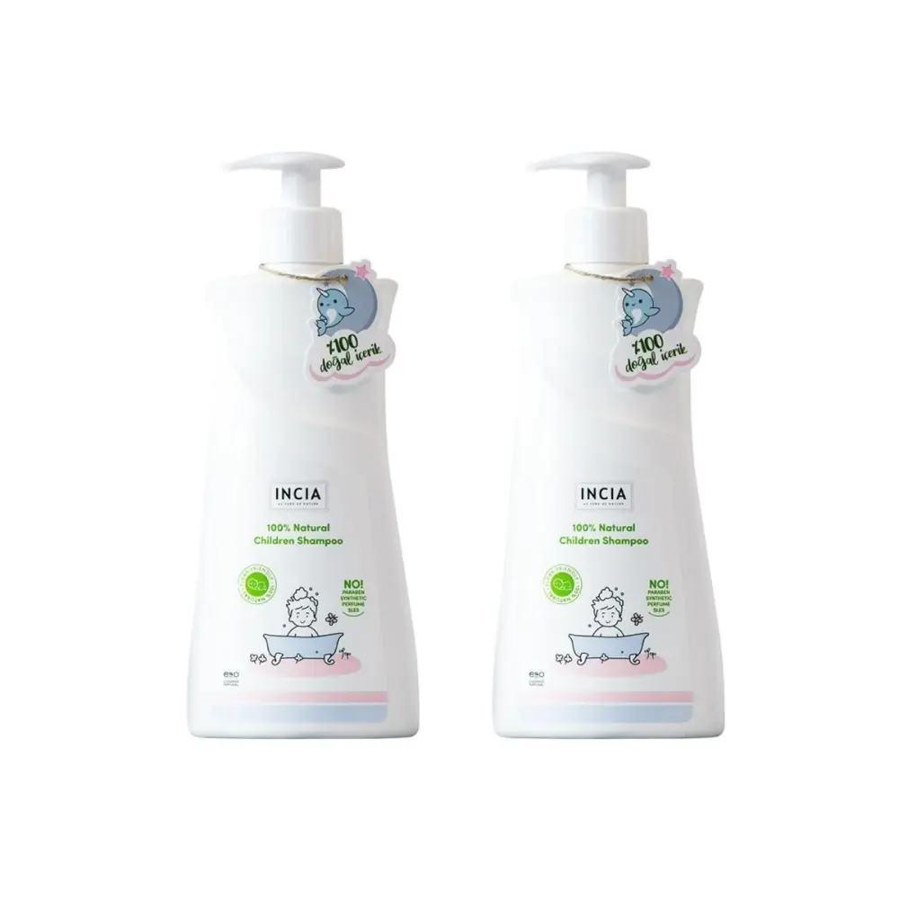 Incia Doğal Çocuk Jel Şampuan 350 ml x 2 Adet