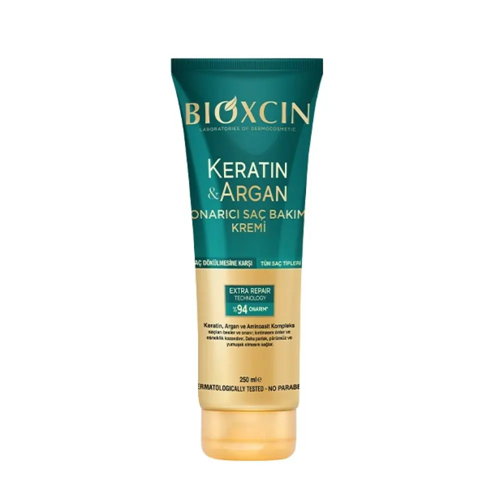 Bioxcin Keratin ve Argan Onarıcı Saç Bakım Kremi 250 ml