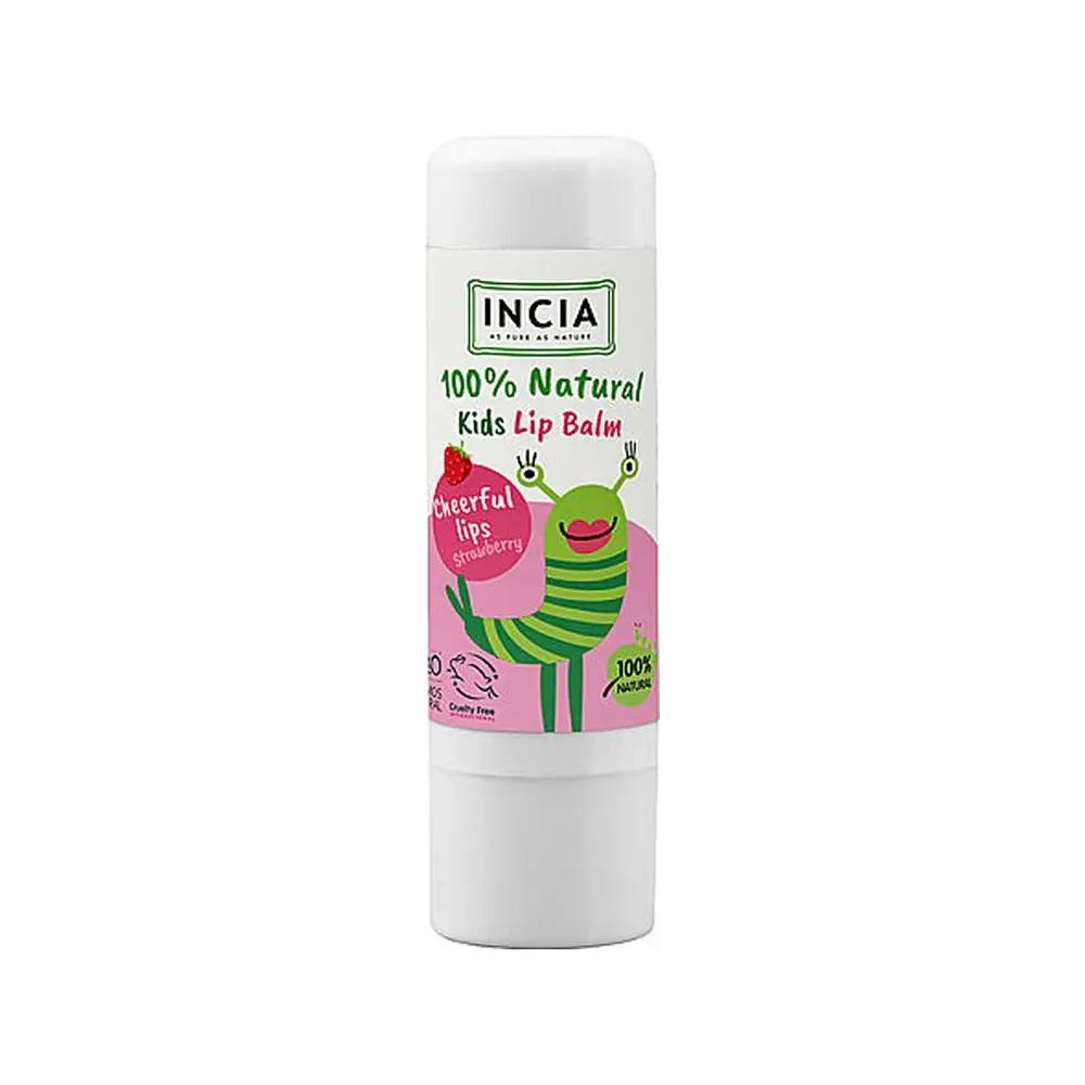 INCIA KIDS %100 Doğal Çilekli Dudak Besleyici 6 g