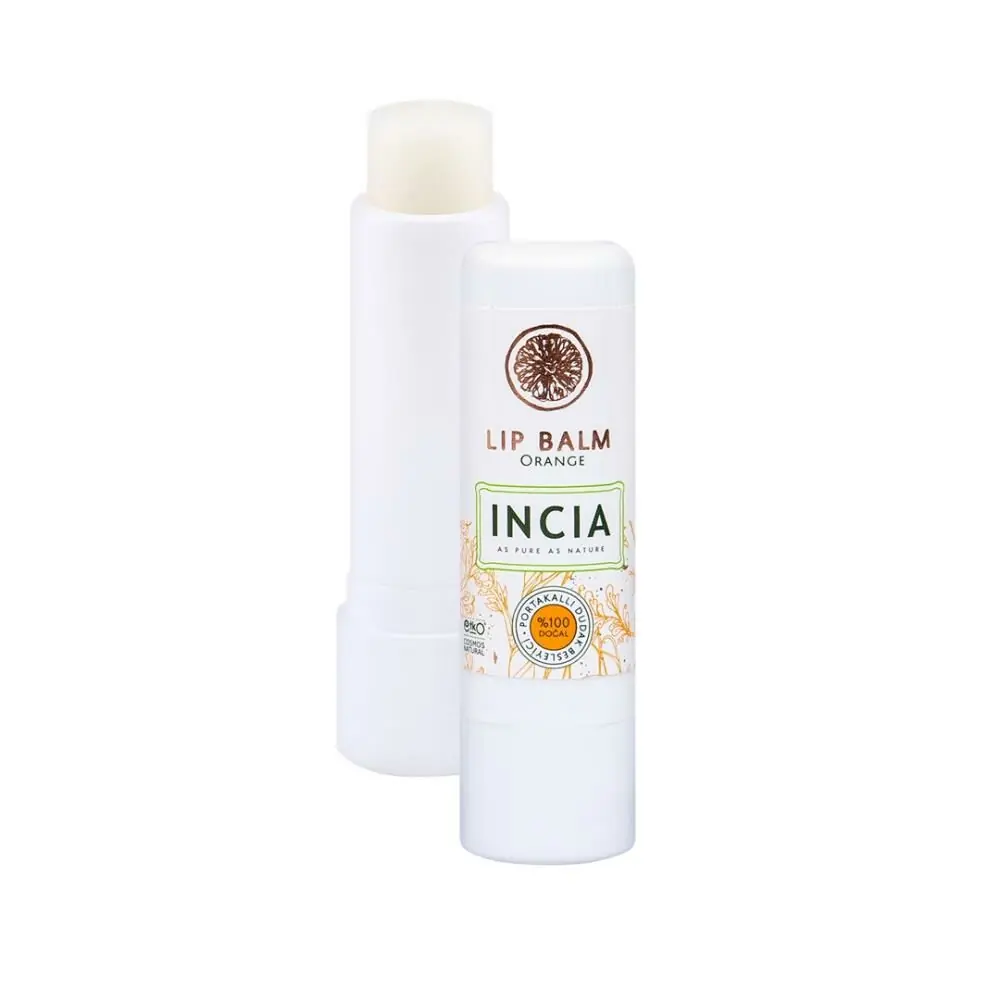 INCIA Doğal Portakallı Dudak Besleyici 6 gr
