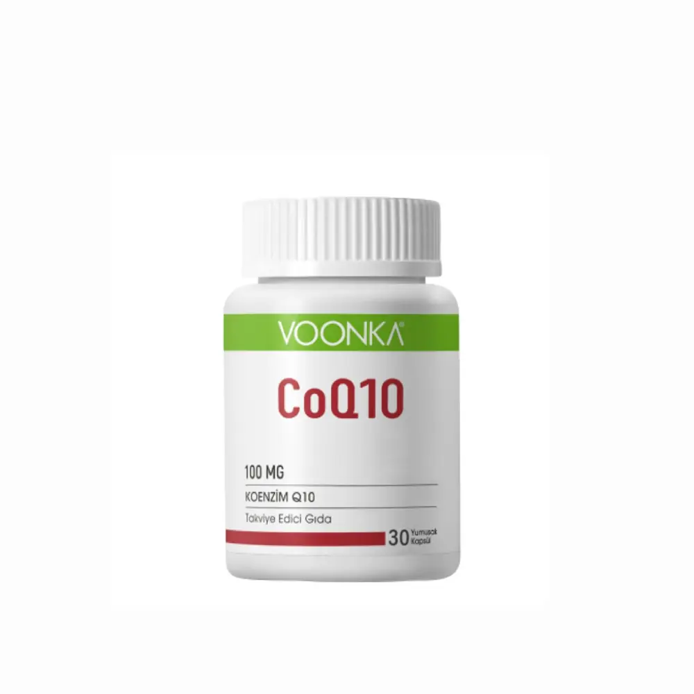 Voonka Co Q10 100 mg Koenzim 30 Yumuşak Jel Kapsül