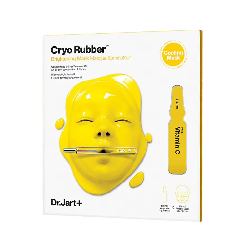 Dr. Jart+ Cryo Rubber Brightening Aydınlık Görünüm Etkili C Vitaminli Yüz Maskesi 40+4 g