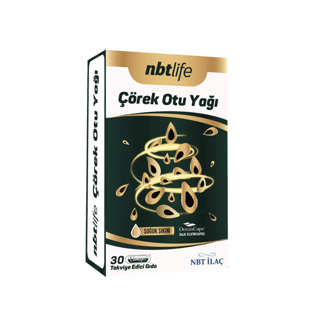 NBT Life Çörek Otu Yağı 30 Kapsül