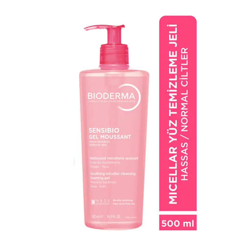 Bioderma Sensibio Foaming Gel Temizleme Jeli 500 ml