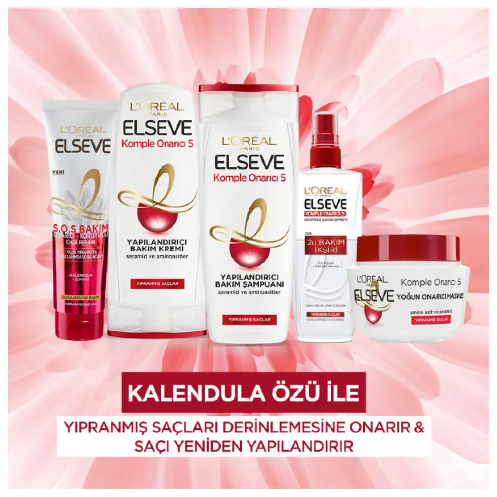 Elseve Komple Onarıcı 5 Yapılandırıcı Bakım Şampuanı 360 ml