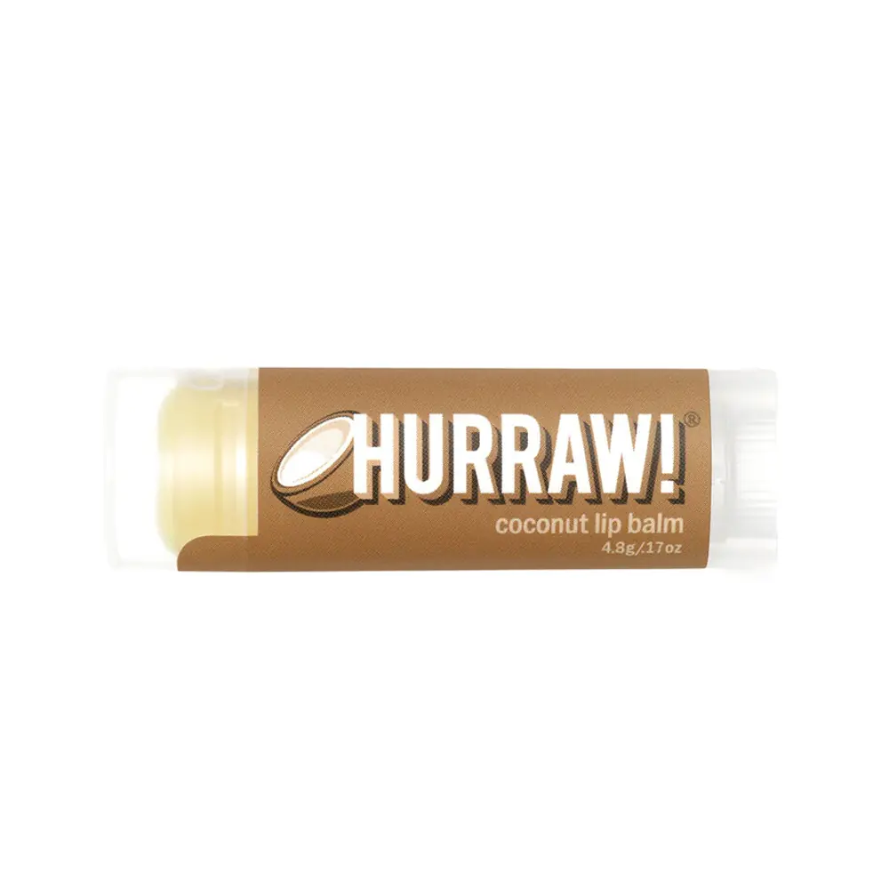Hurraw Coconut Lip Balm Dudak Balmı 4.8 g - Hindistan Cevizi