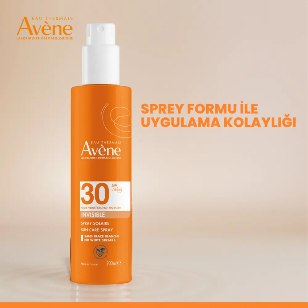 Avene Sprey Güneş Kremi SPF30 Vücut için Yüksek Koruma Sağlayan Nemlendirici Güneş Bakımı 200 ml