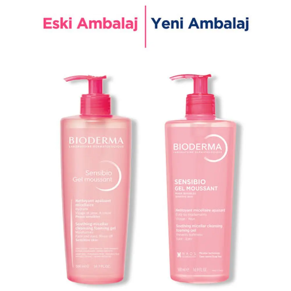 Bioderma Sensibio Foaming Gel Temizleme Jeli 500 ml