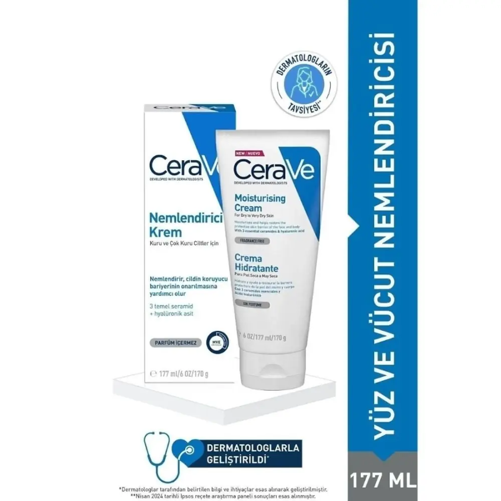 Cerave Moisturising Cream Nemlendirici Krem 177 ml