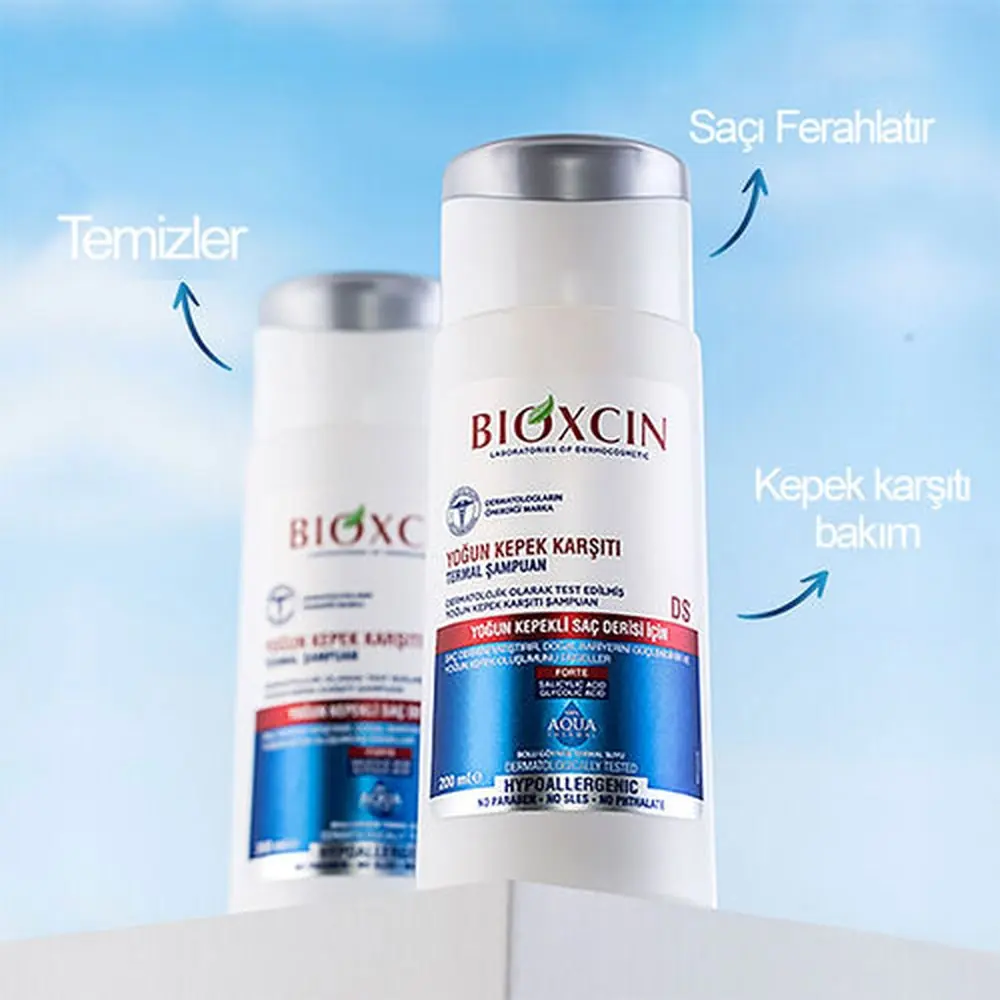 Bioxcin Aqua Thermal Ds Yoğun Kepek Karşıtı Şampuan 200 ml