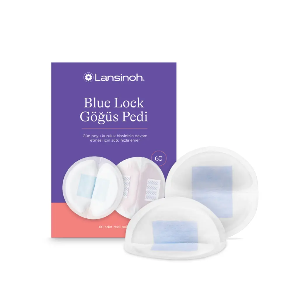 Lansinoh Blue Lock Göğüs Pedi 60 Adet
