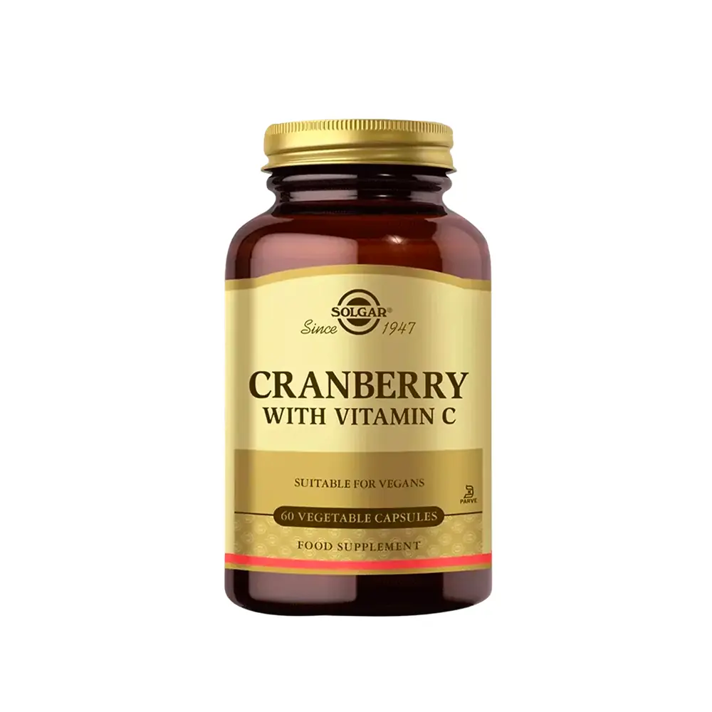 Solgar Cranberry With Vıtamın C  60 Kapsül
