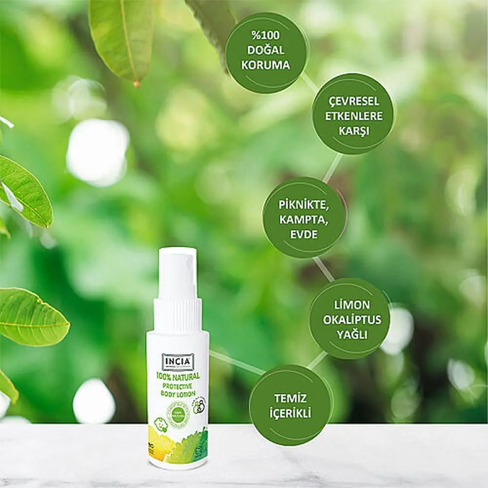 INCIA %100 Doğal Koruyucu Vücut Losyonu 50 ml