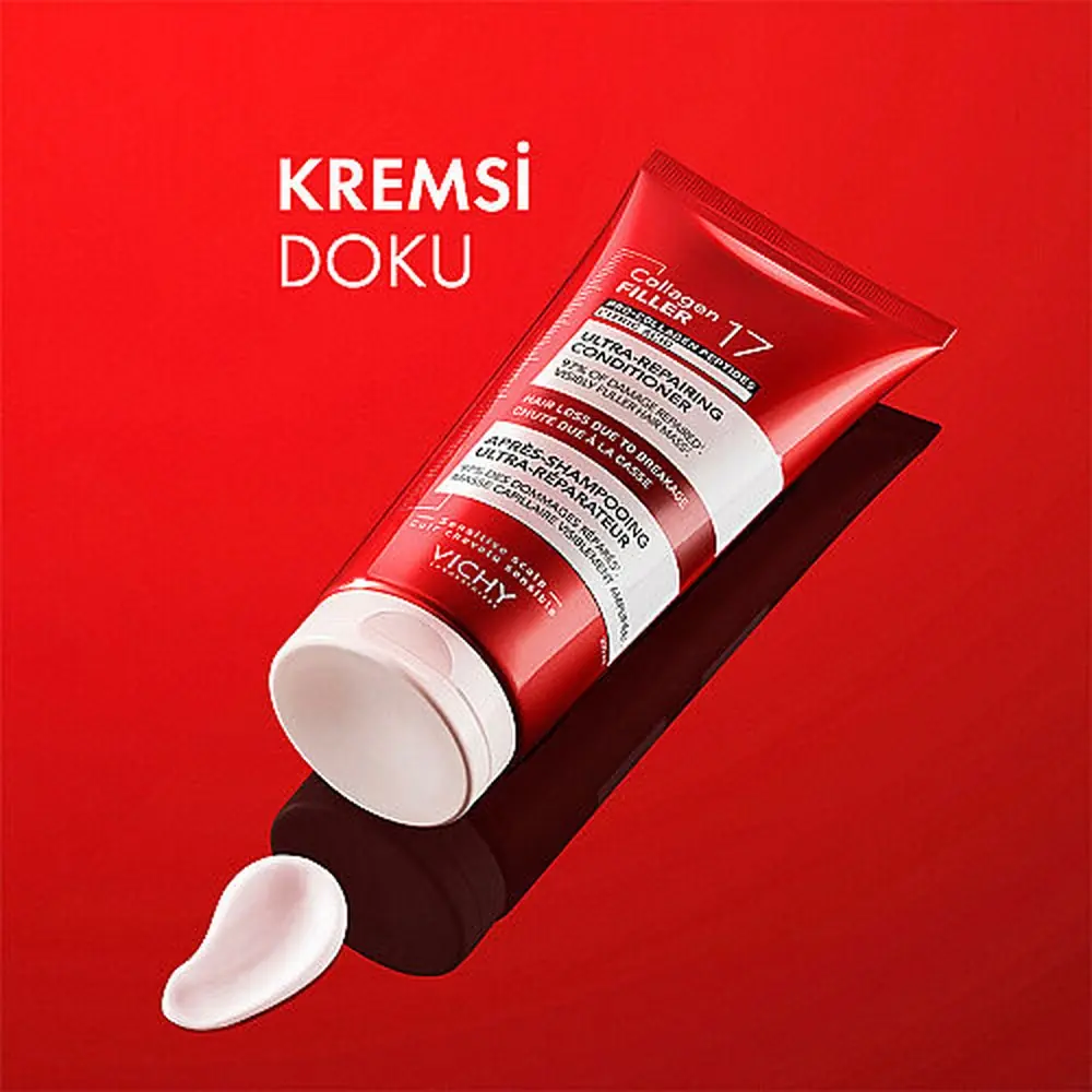 Vichy Collagen 17 Filler Ultra Onarıcı Saç Bakım Kremi 200 ml