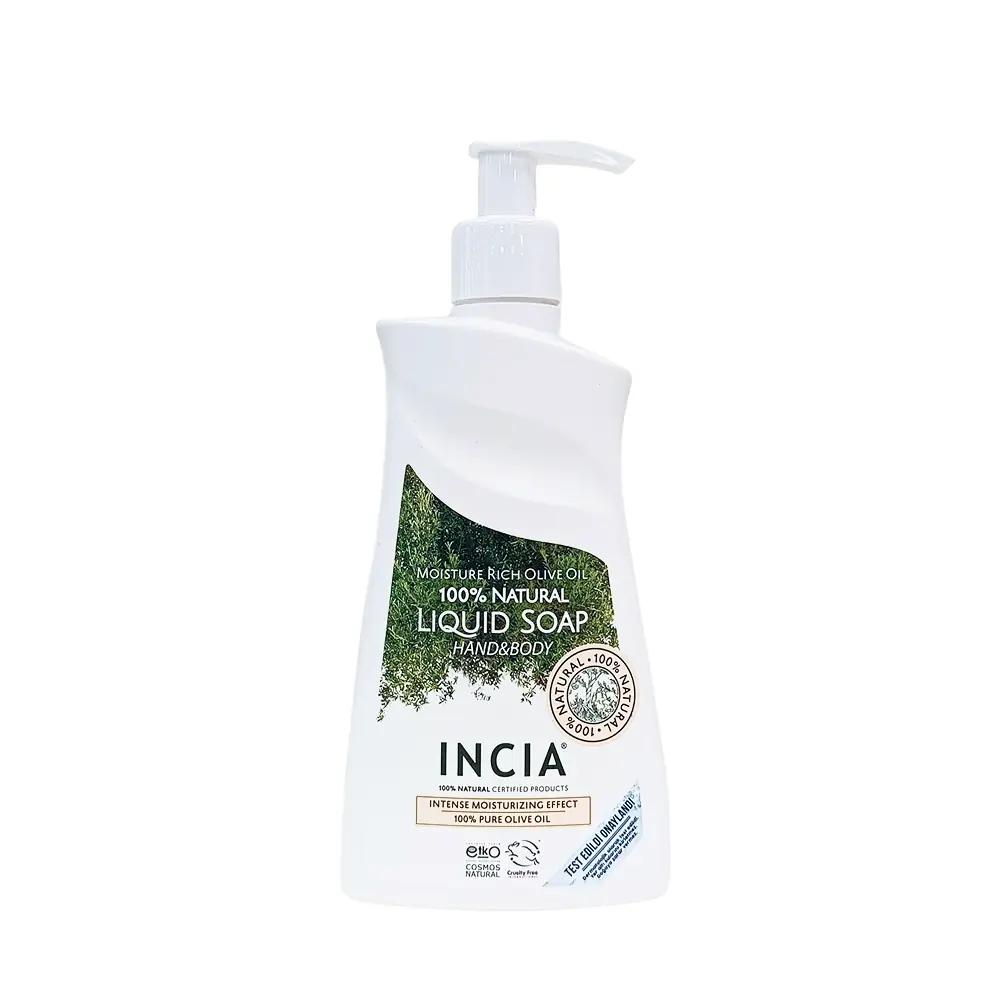 INCIA Yoğun Nemlendiricili Zeytinyağlı Doğal Sıvı Sabun 250 ml