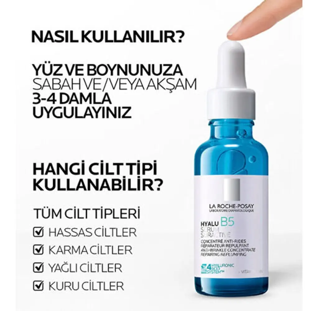 La Roche Posay Hyalu B5 Suractive Kırışıklık Karşıtı ve Dolgunlaştırıcı Serum 30 ml