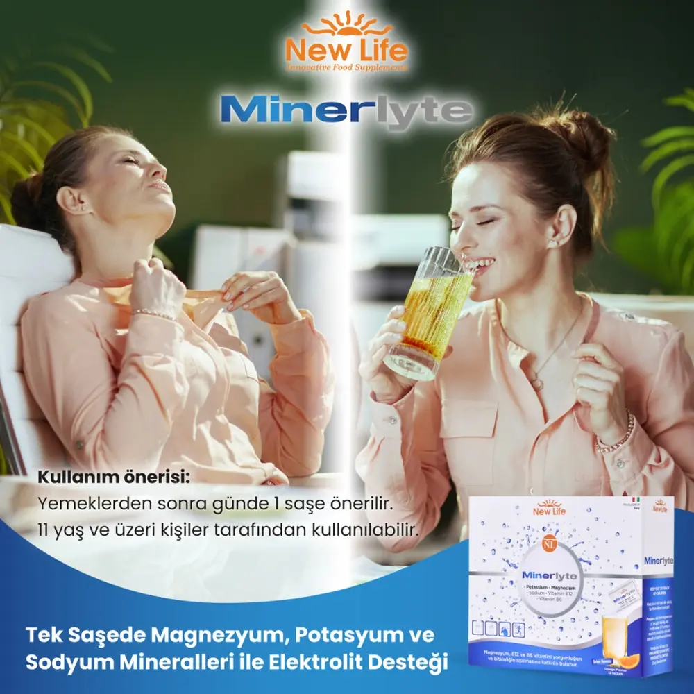 New Life Minerlyte Magnezyum 12 Şase