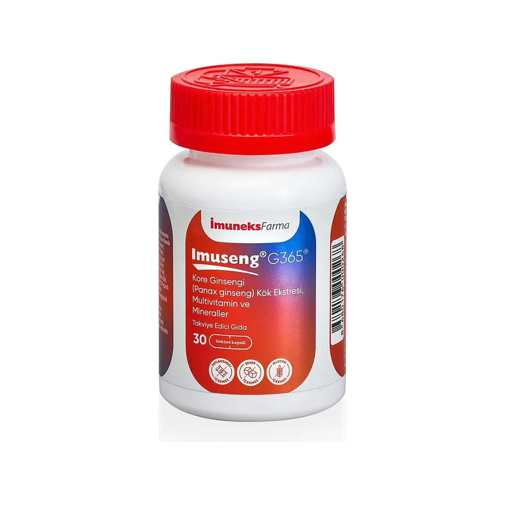 İmuneks İmuseng G365 Multivitamin 30 Kapsül