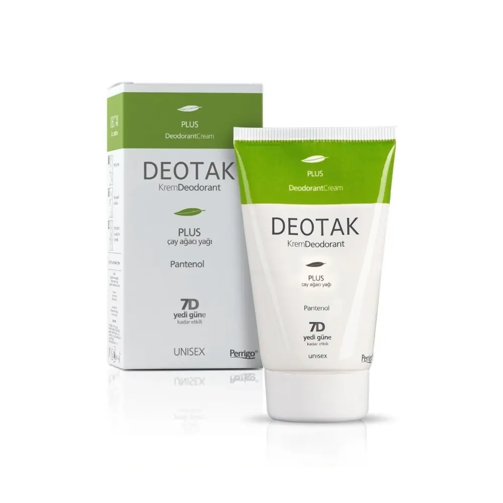 Deotak Deodorant Plus Krem Çay Ağacı Yağı 35 ml