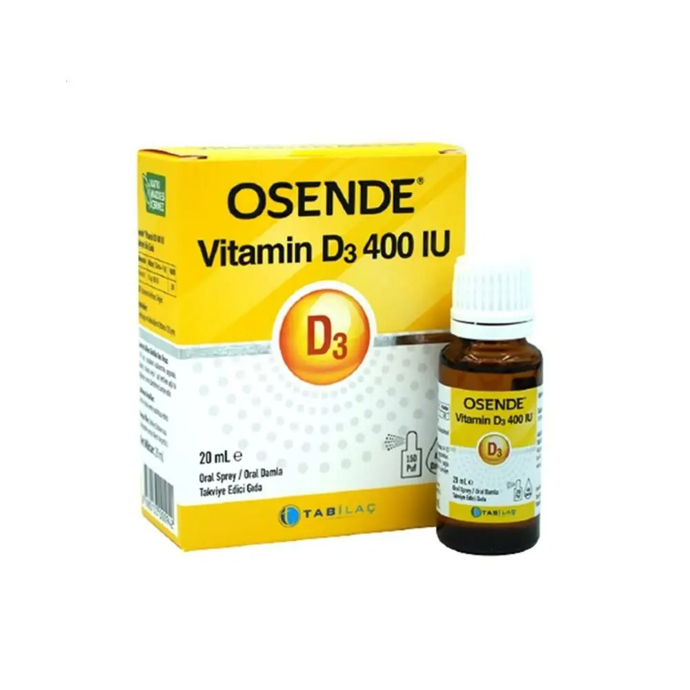 Tab Osende Vitamin D3 400IU Damla Sprey 20 ml - 8680133000942