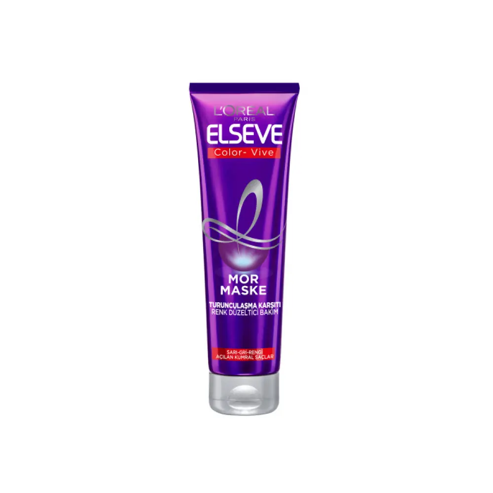 Elseve Turunculaşma Karşıtı Renk Düzeltici Mor Saç Maskesi 150 ml