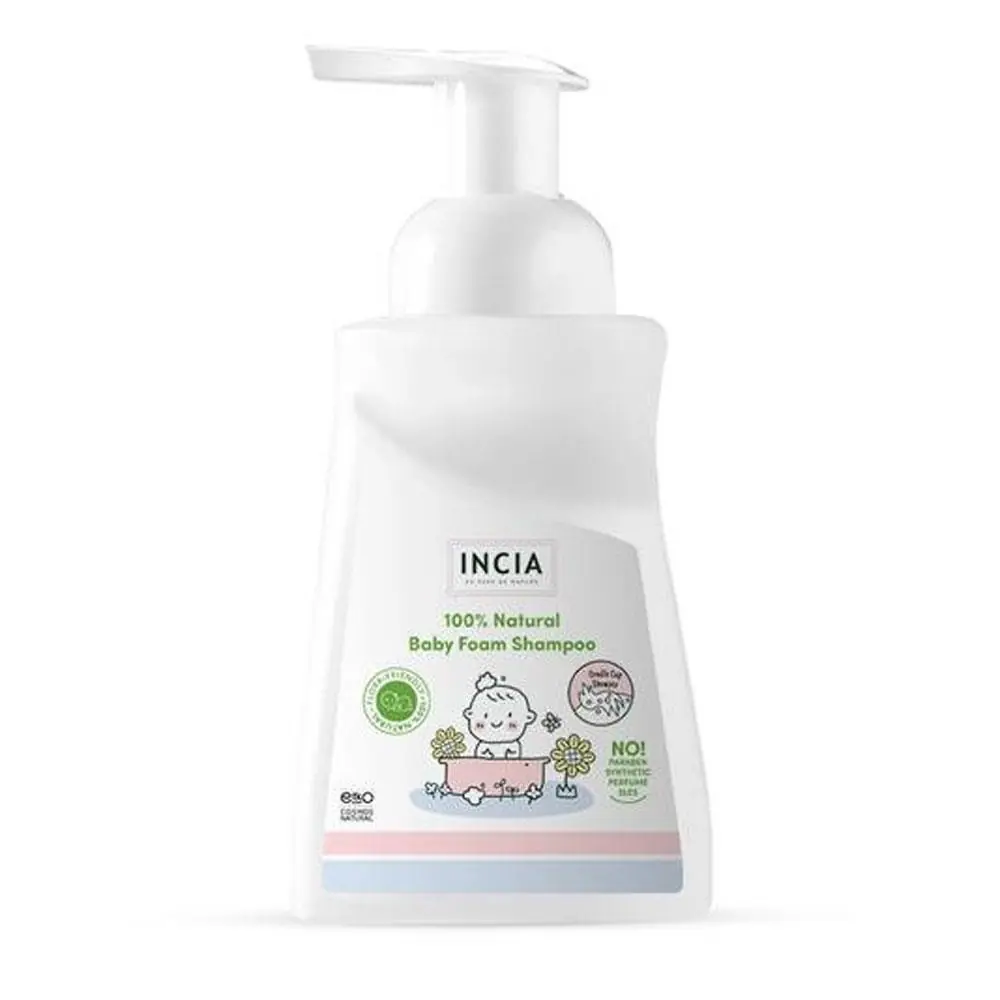 INCIA %100 Doğal Köpük Bebek Şampuanı 200 ml