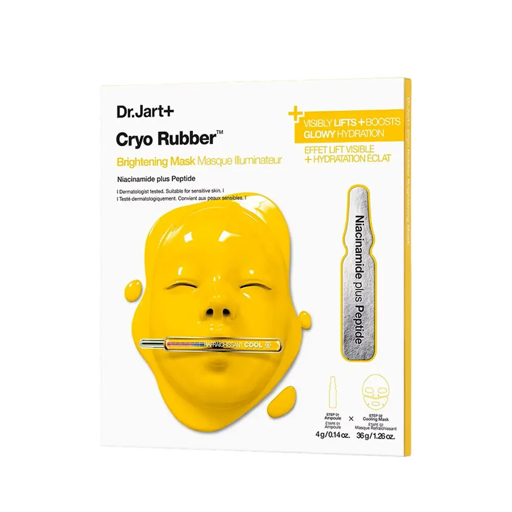 Dr. Jart+ Cryo Rubber Niasinamid ve Peptit İçerikli Aydınlatıcı Etkili Yüz Maskesi 36+4 g