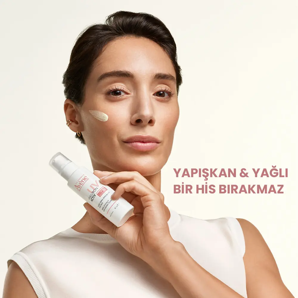 Avene Hyaluron Activ Anti-Aging Fluid SPF50 Yaşlanma Karşıtı Krem 40 ml