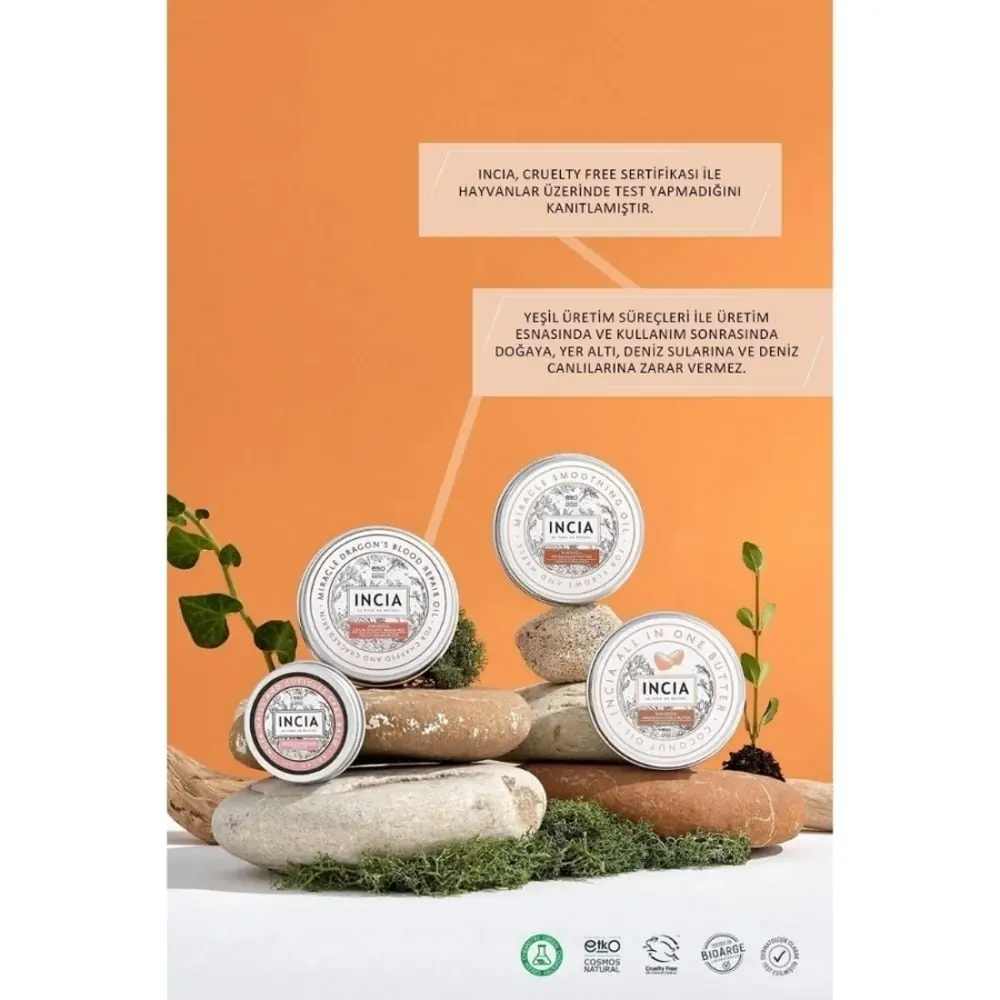 INCIA %100 Doğal Çatlak Karşıtı Onarıcı Yağ 50 ml
