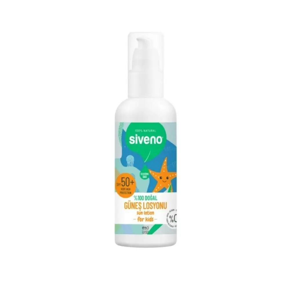 Siveno %100 Doğal Çocuklar İçin Güneş Losyonu 100 ml