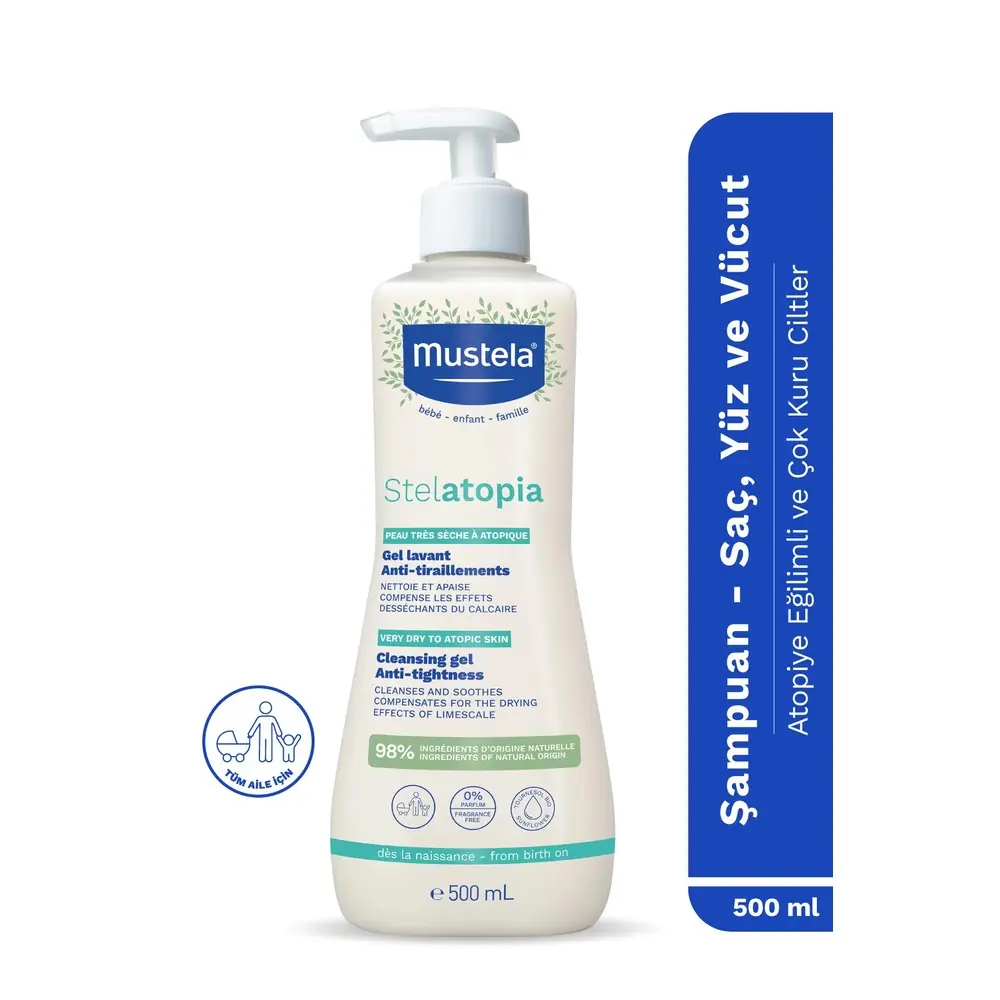 Mustela Stelatopia Cleansing Temizleyici Jel Şampuan 500 ml