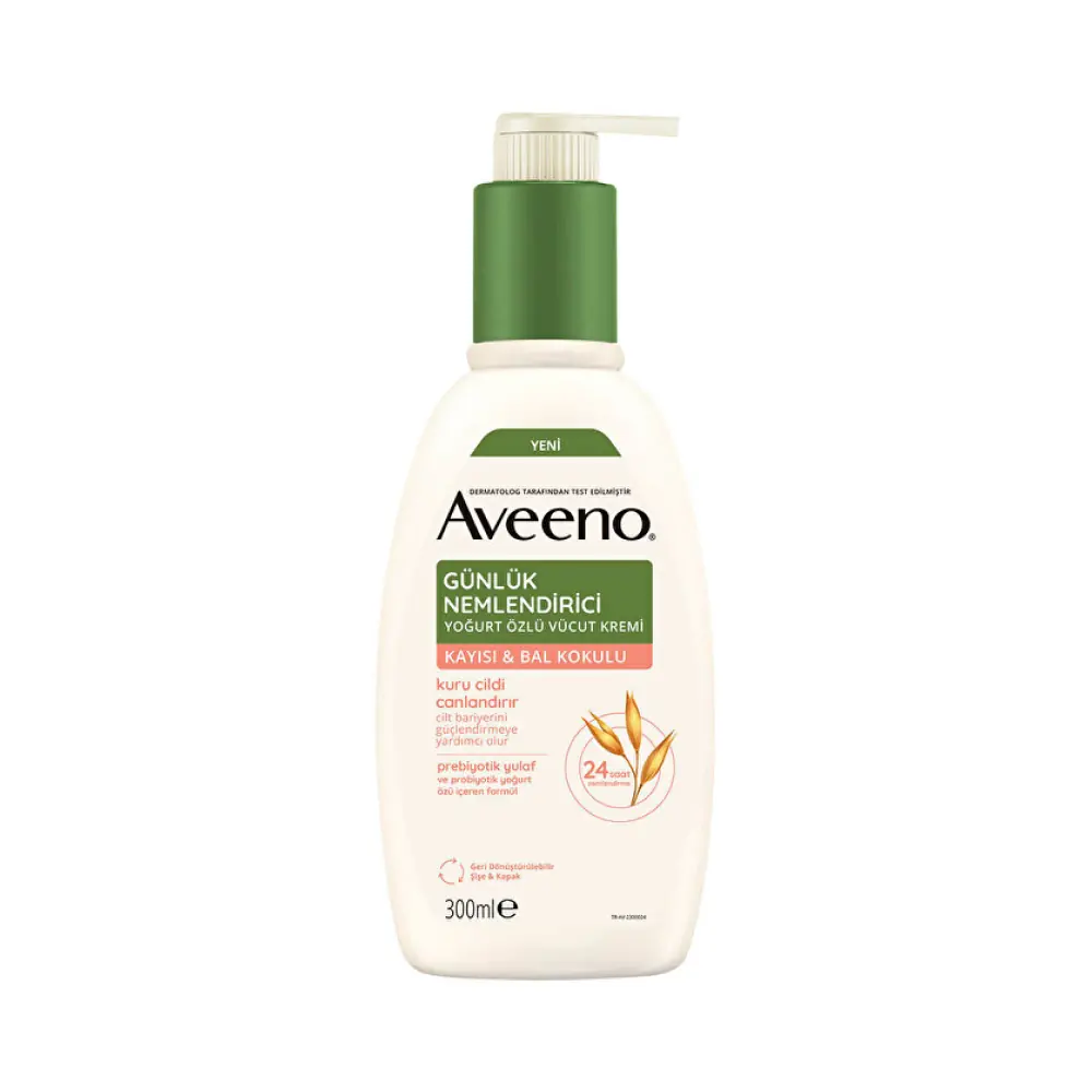 Aveeno Daily Moisturising Günlük Nemlendirici Losyon Kayısı ve Bal Kokulu 300 ml